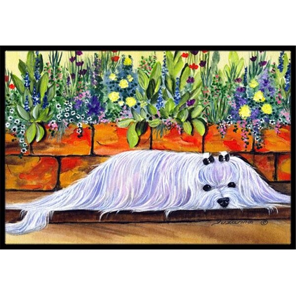 Carolines Treasures SS8248MAT 18 x 27 in. Maltese Indoor Outdoor Mat SS8248MAT - main